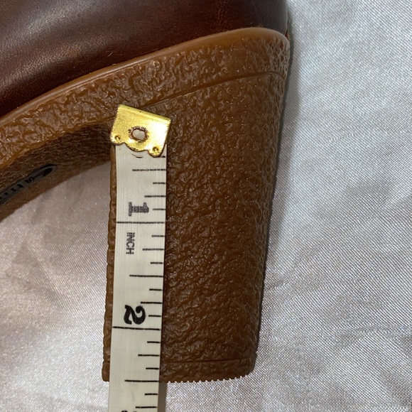 Timberland Glancy Teddy Fleece Brown Leather Heel Ankle Boots Size Womens 8.5 - Picture 12 of 13